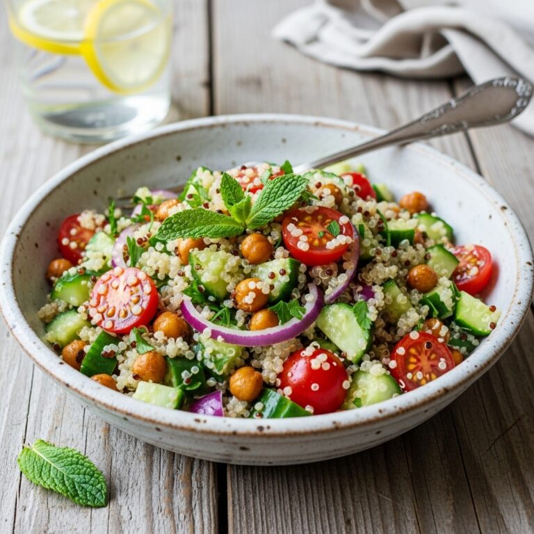 Quinoa Chickpea Salad: The Make-Ahead Power Bowl That Actually Tastes Amazing