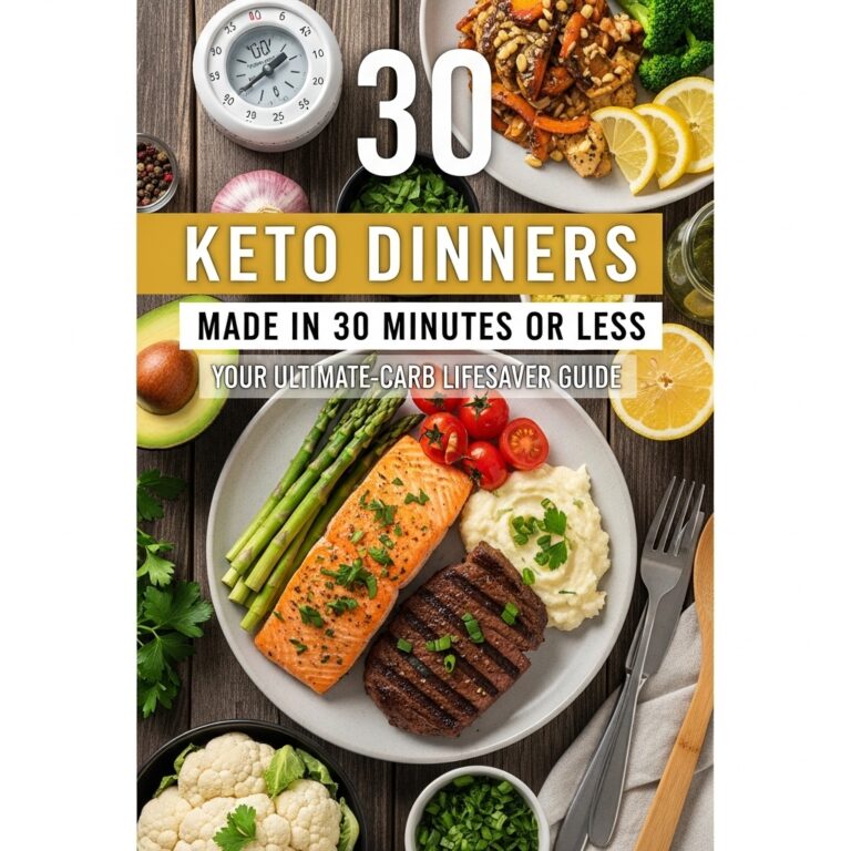 30 Keto Dinners Made in 30 Minutes or Less: Your Ultimate Low-Carb Lifesaver Guide