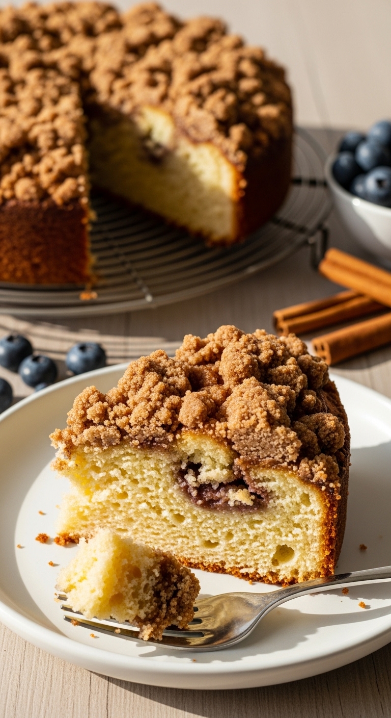 Moist Buttermilk Coffee Cake — A Slice of Morning Comfort