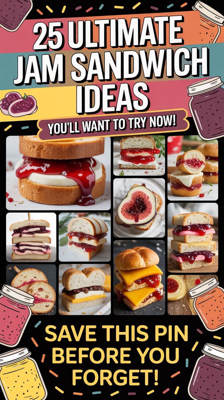 25 Ultimate Jam Sandwich Ideas You’ll Crave Again and Again — Sweet, Simple & Irresistibly Delicious