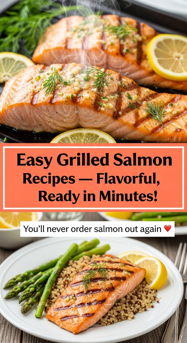 Easy Grilled Salmon Recipes — Juicy, Flavorful & Perfectly Flaky Every Time!