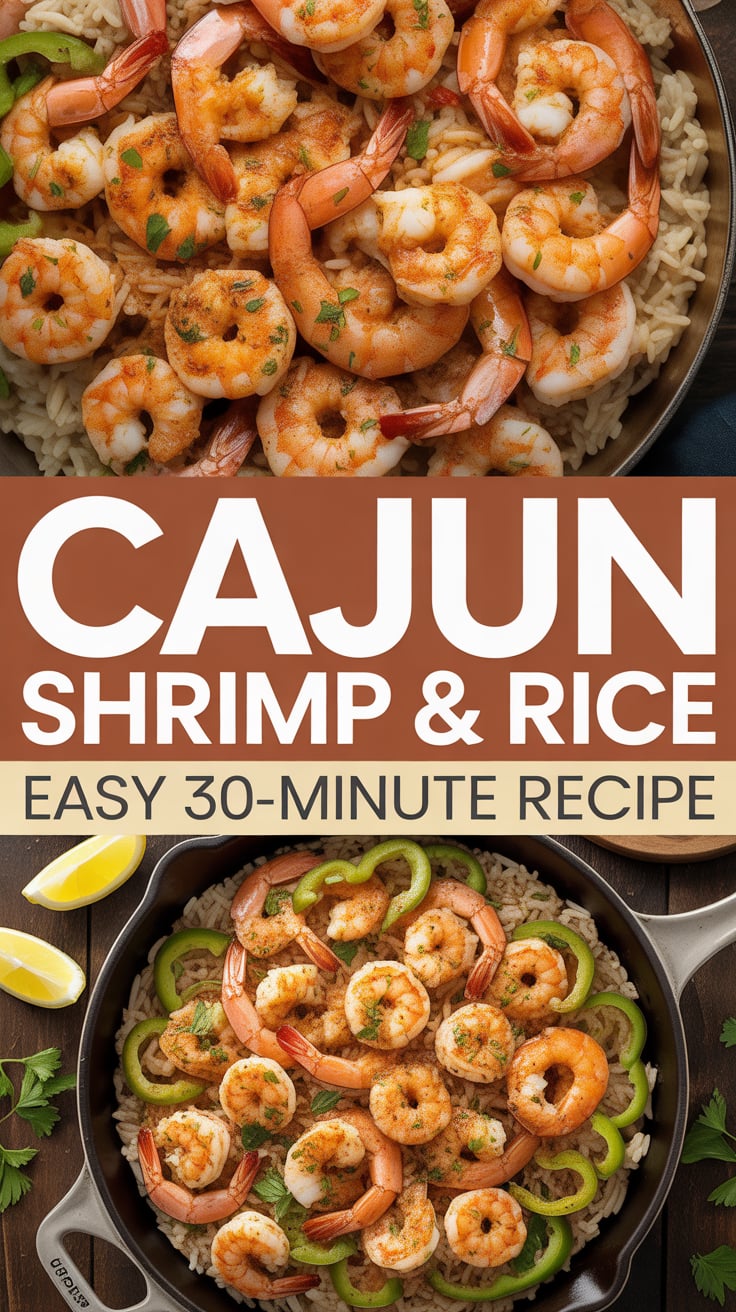 Cajun Shrimp and Rice: A Flavor-Packed Southern Classic That Brings the Heat and Comfort to Your Table