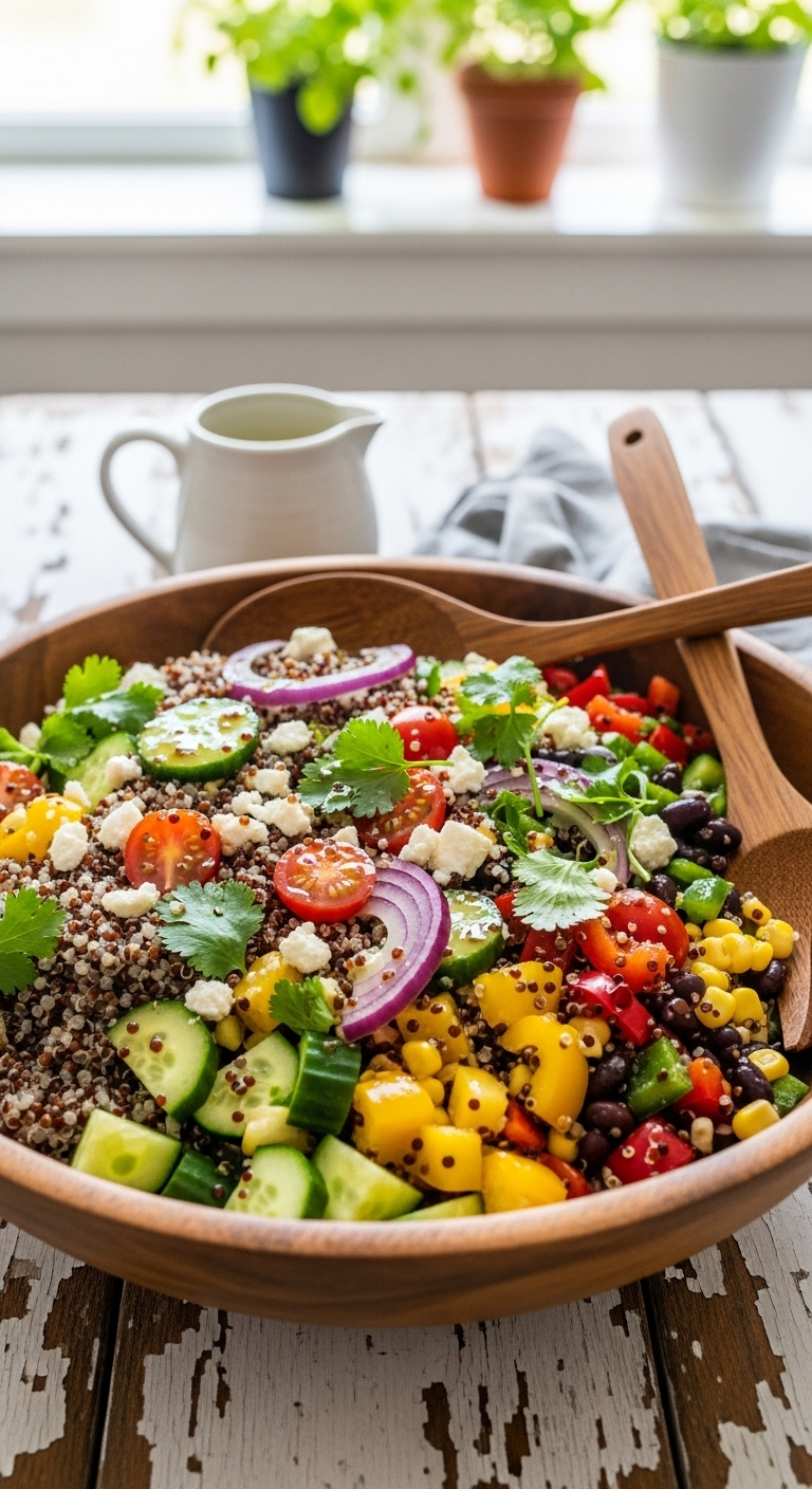 Vegan Quinoa Salad: Colorful, Nutritious, and Absolutely Delicious