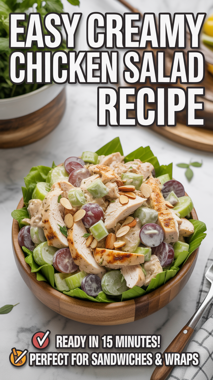 Chicken Salad Recipe: A Classic Dish Reimagined for Fresh, Flavorful Living