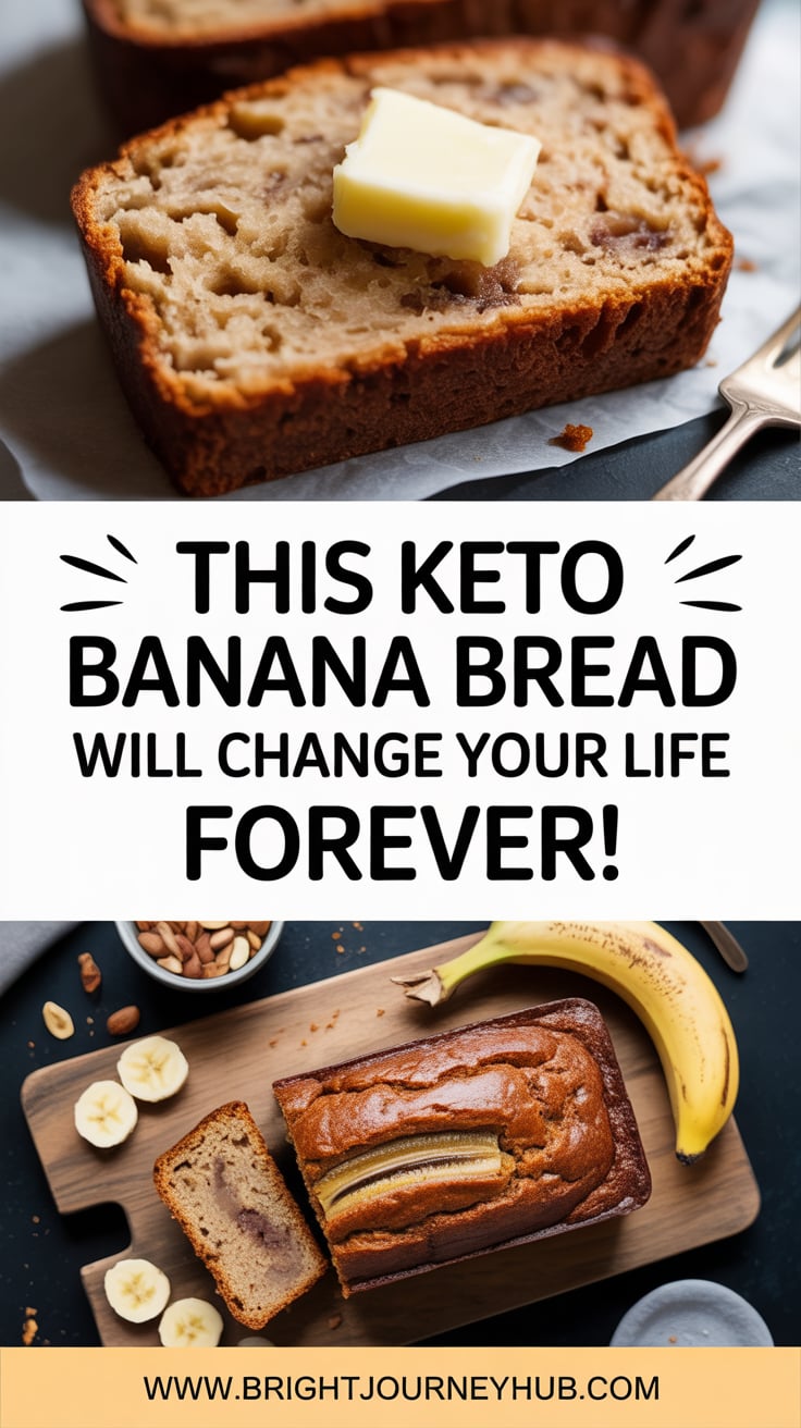 The Best Keto Banana Bread — Moist, Sweet, and Perfectly Low-Carb