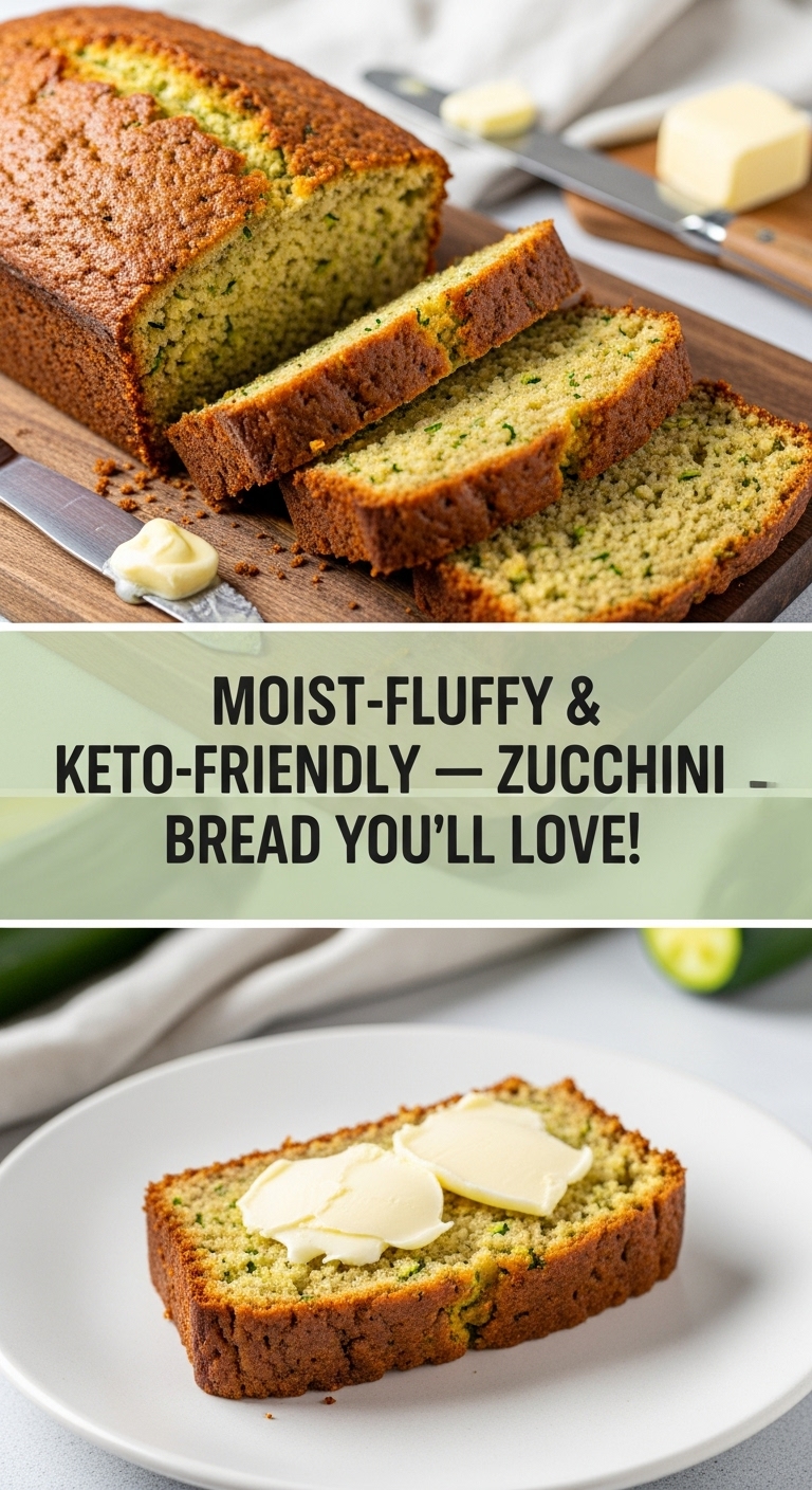 Keto Zucchini Bread Recipe: Moist, Fluffy, and Irresistible