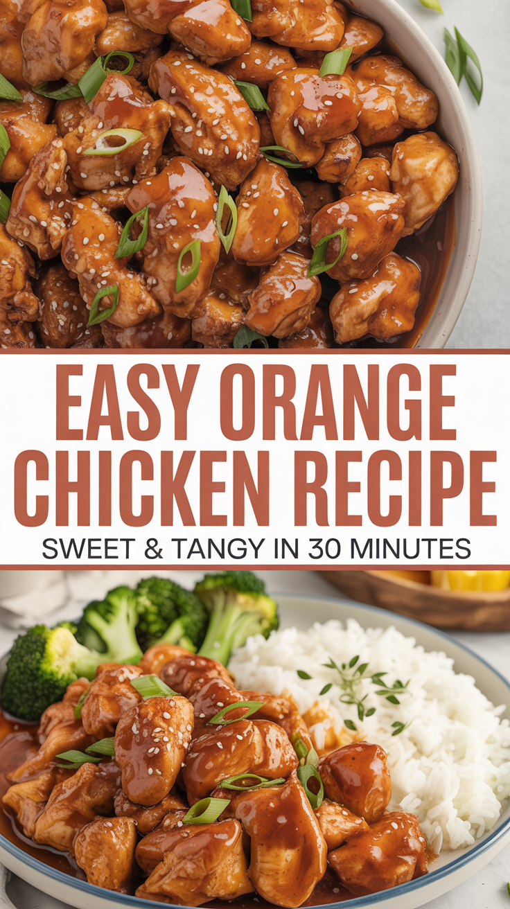 Orange Chicken Recipe – Crispy, Sweet, and Tangy Restaurant-Style Delight at Home