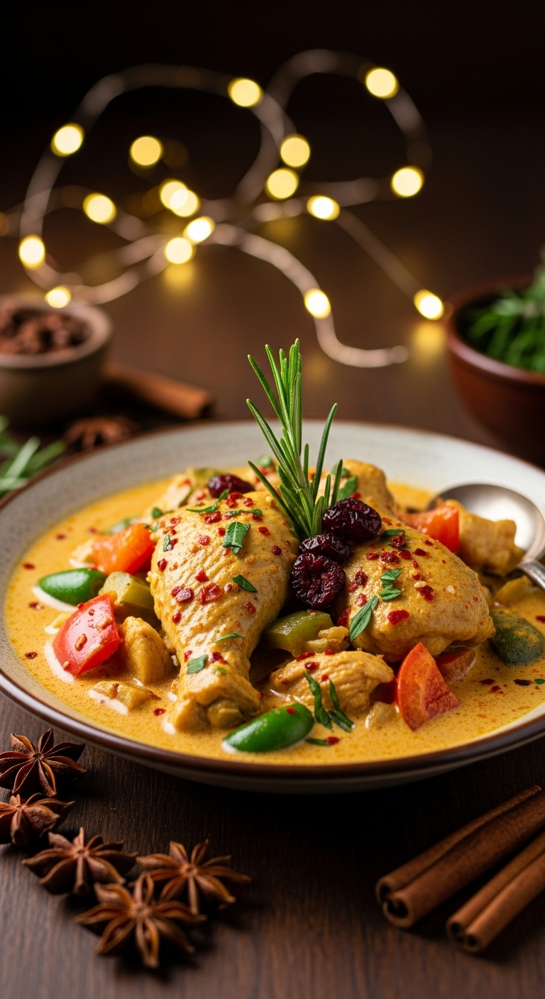 Coconut Milk Christmas Chicken Curry: A Festive Fusion of Creamy Comfort and Holiday Spice