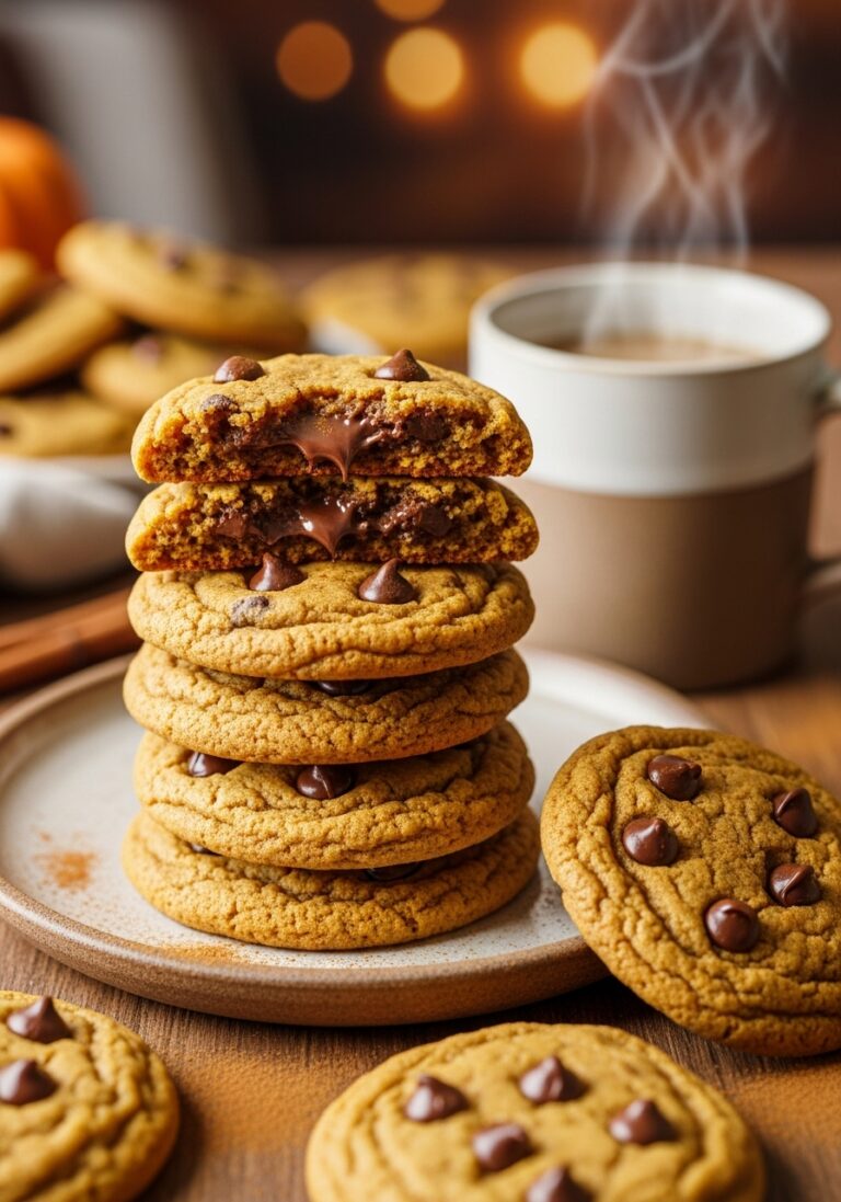 Pumpkin Spice Chocolate Chip Cookies | The Ultimate Fall Treat for Thanksgiving and Beyond